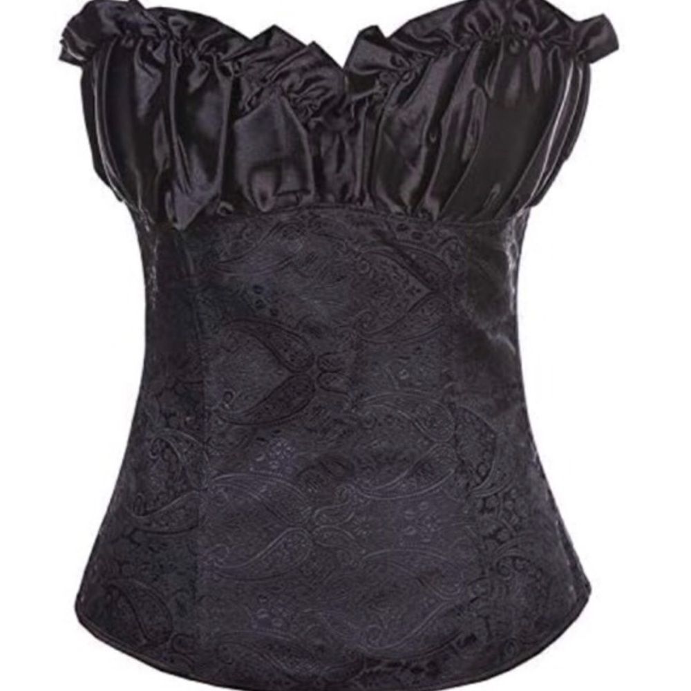Jacquard Tight-fitting Bustier (S)